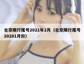 北京限行尾号2021年2月（北京限行尾号20201月份）