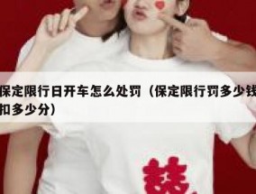保定限行日开车怎么处罚（保定限行罚多少钱扣多少分）
