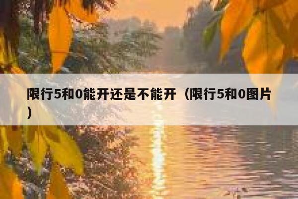 限行5和0能开还是不能开(限行5和0图片) 第1张 限行5和0能开还是不能开(限行5和0图片) 第1张