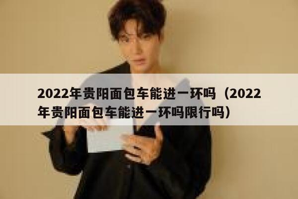2022年贵阳面包车能进一环吗(2022年贵阳面包车能进一环吗限行吗) 第1张 2022年贵阳面包车能进一环吗(2022年贵阳面包车能进一环吗限行吗) 第1张